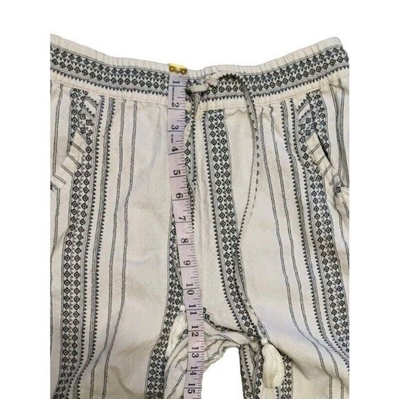 Anthropologie Essential Beach Elastic Waist Pull On Ankle Tapered Pants Small - Picture 7 of 11